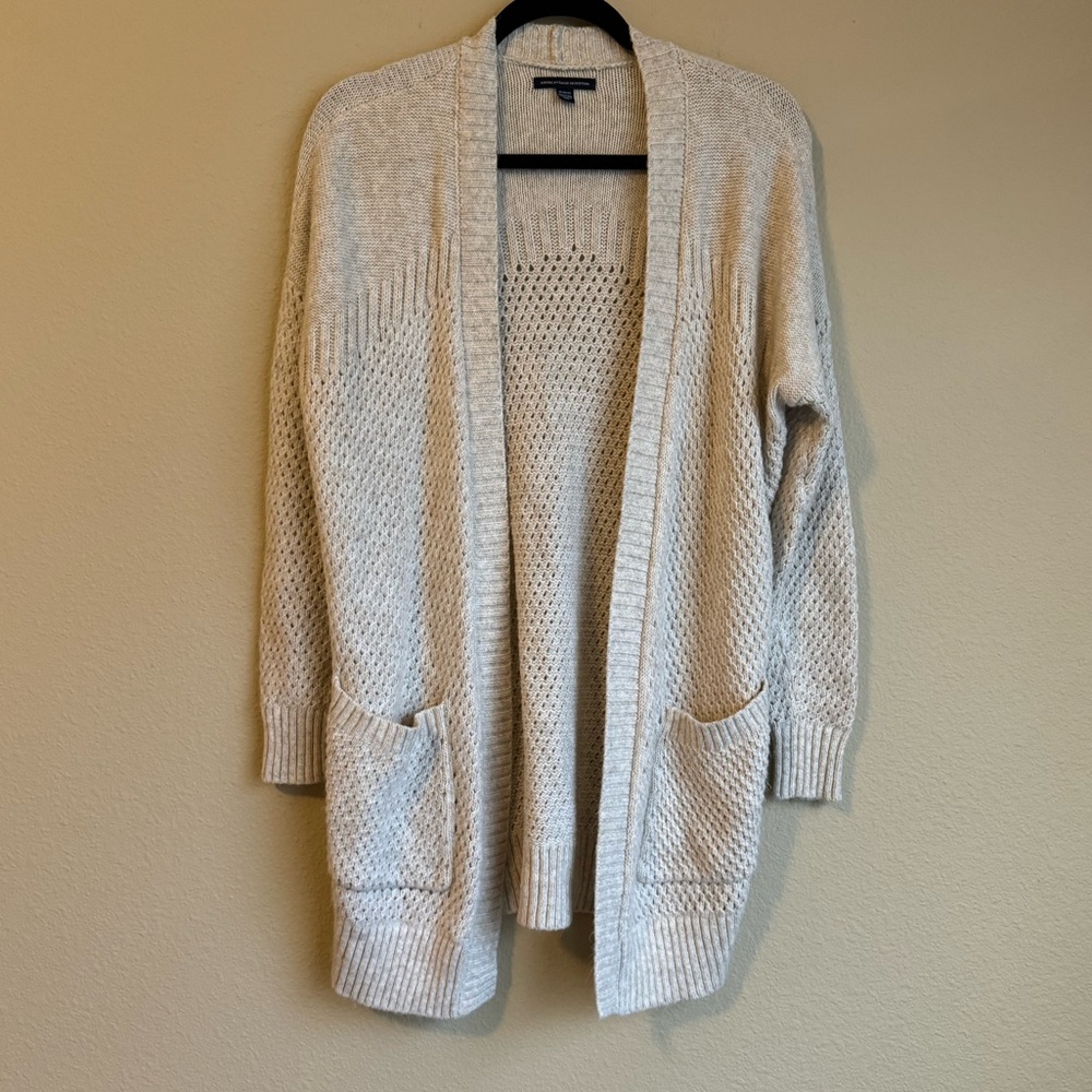 American Eagle oversized knit cardigan